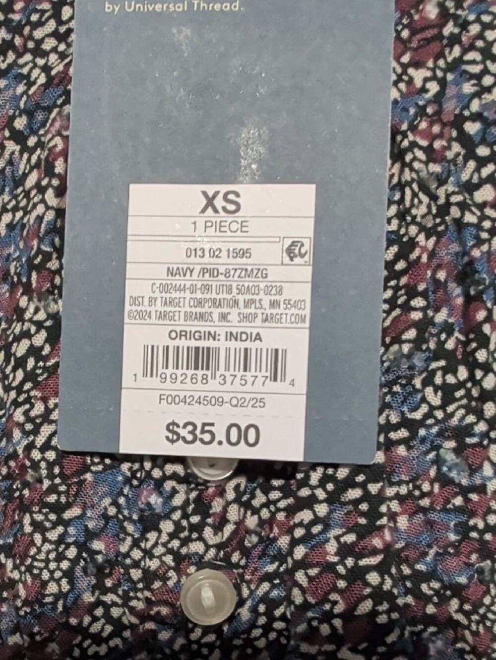 Universal Thread Multi-Color Floral Blouse - Picture 4 of 4